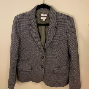 J. Crew Herringbone Schoolboy Blazer